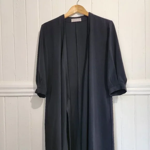 Everlane Japanese GoWeave Long-Sleeve Mini Wrap Dress